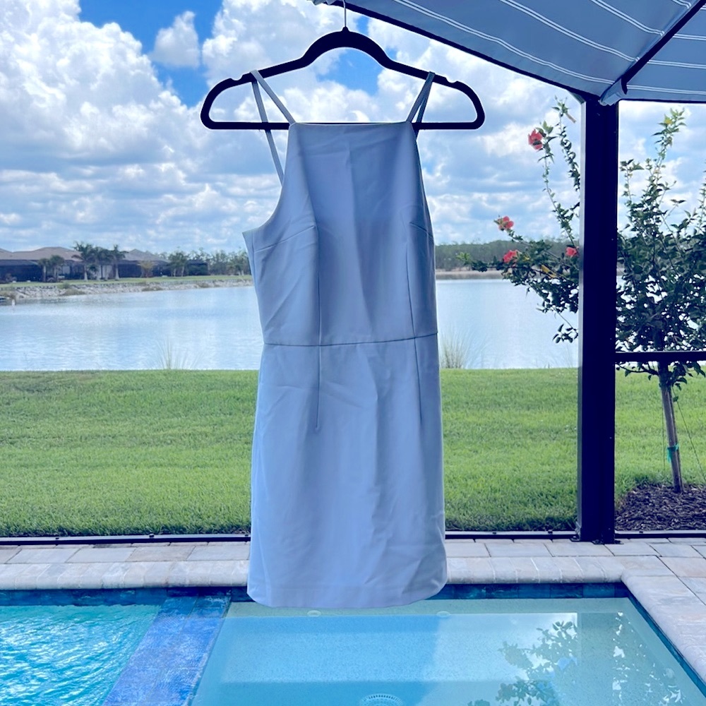 💙🩵💙Women’s Powder Blue French Connection Spaghetti Strap Dress